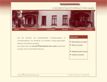 Tablet Screenshot of callidus-hausverwaltung.de